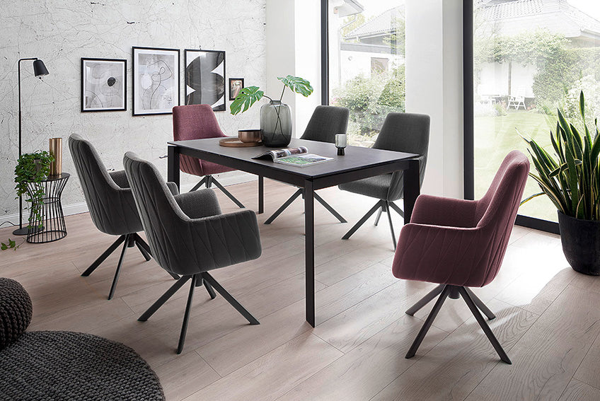 Drehbarer Armlehnenstuhl Federer 2er-Set Prime Möbel