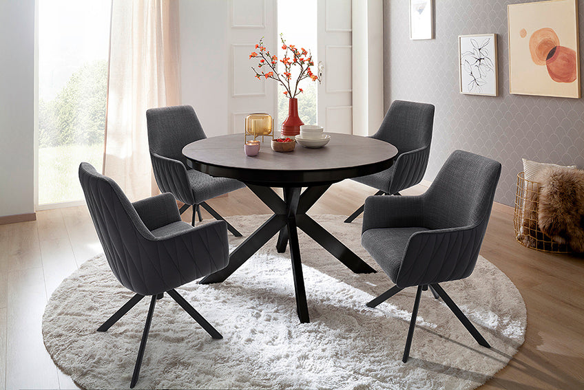 Drehbarer Armlehnenstuhl Federer 2er-Set Prime Möbel