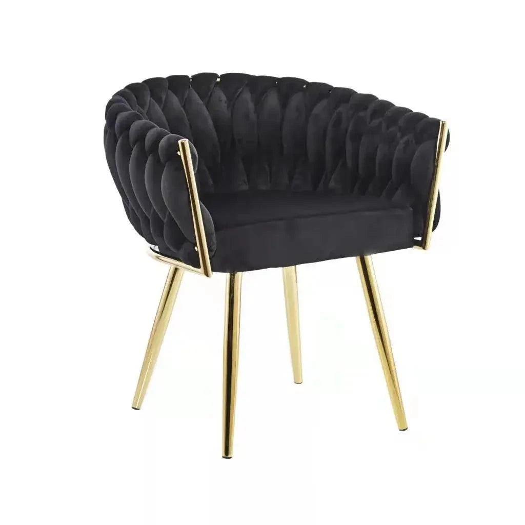 Eva Chair black Velvet 2er Set - Prime Möbel