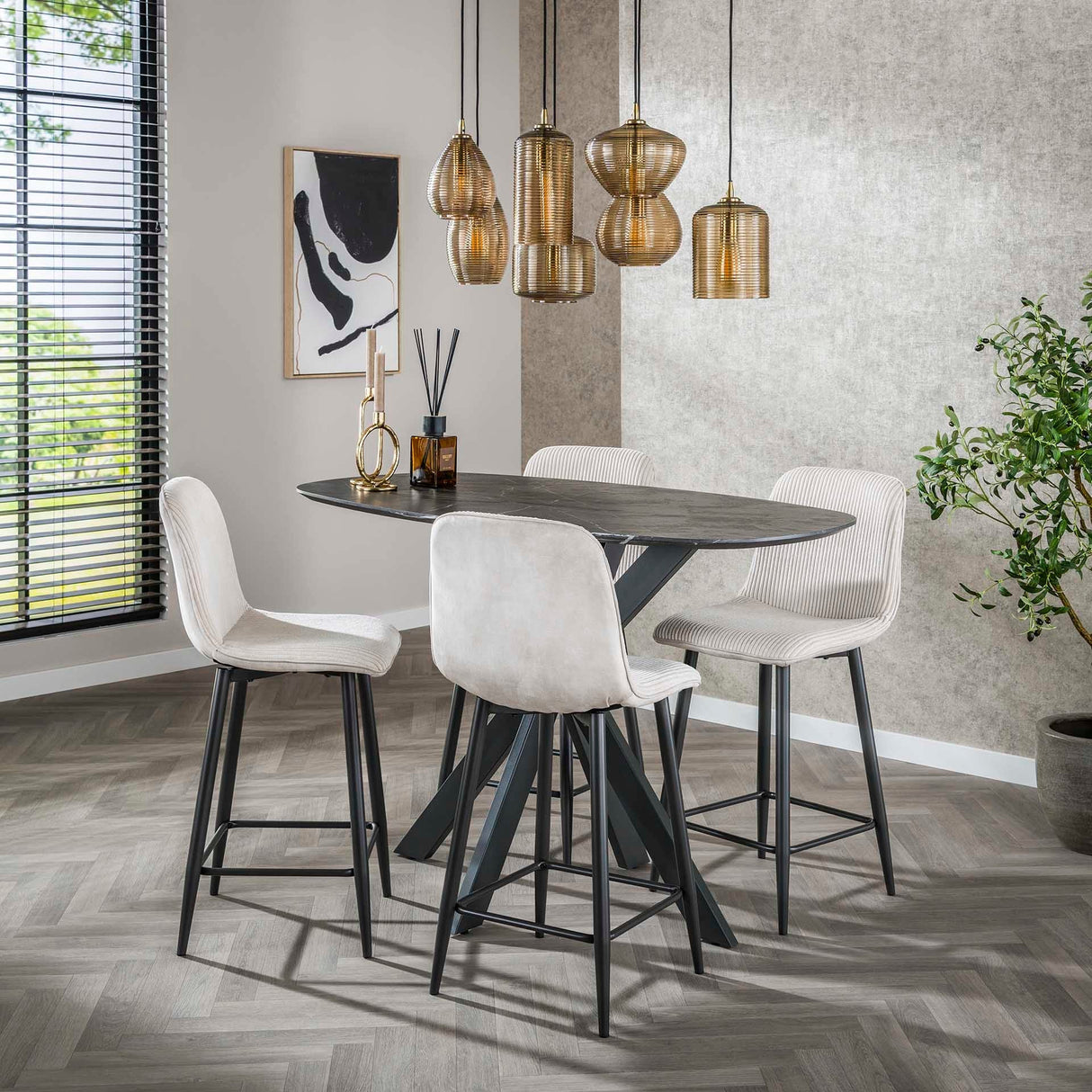 Barhocker Rib Komfort modernes Design Prime Möbel