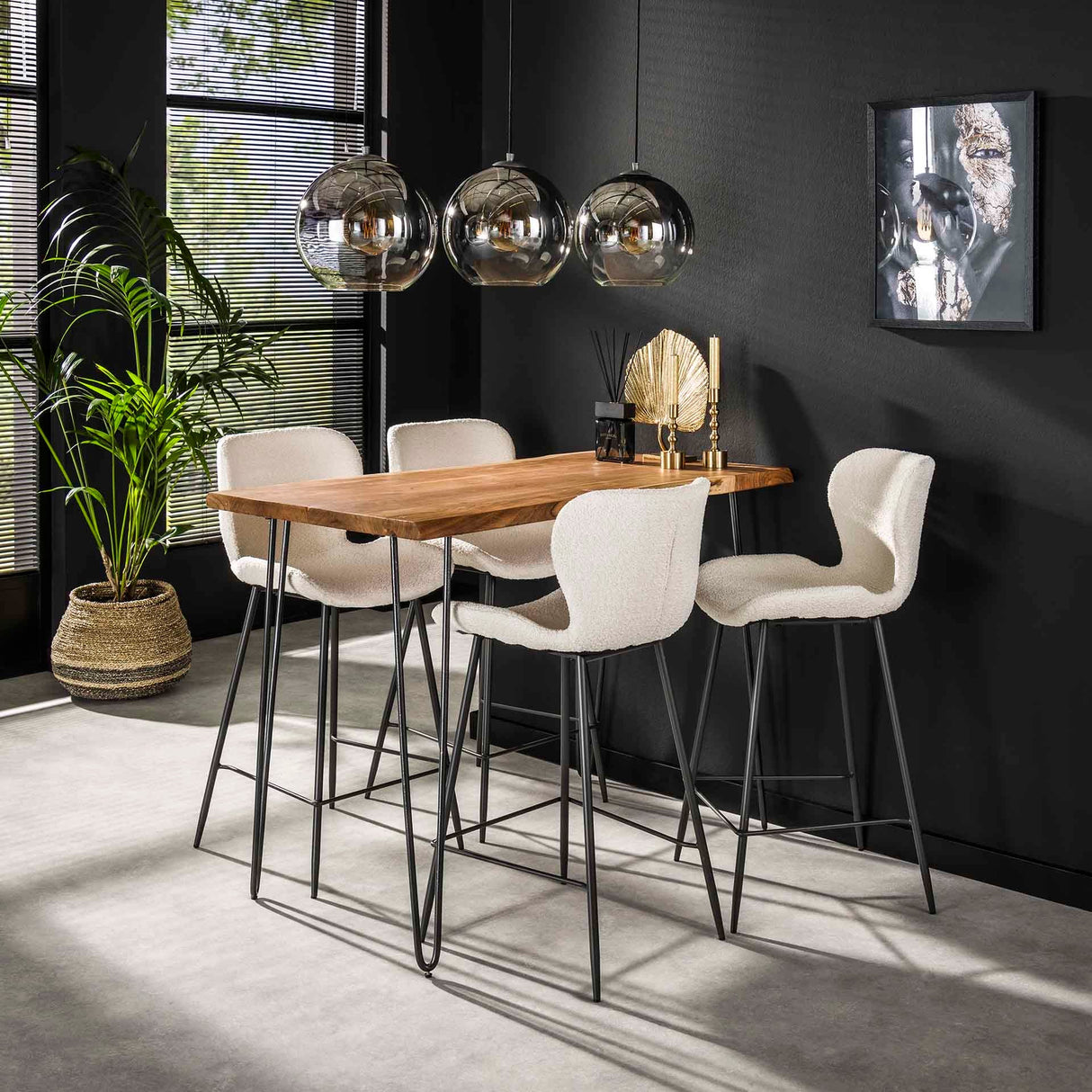 Bartisch Mia Einzigartiges Design 130cm Prime Möbel