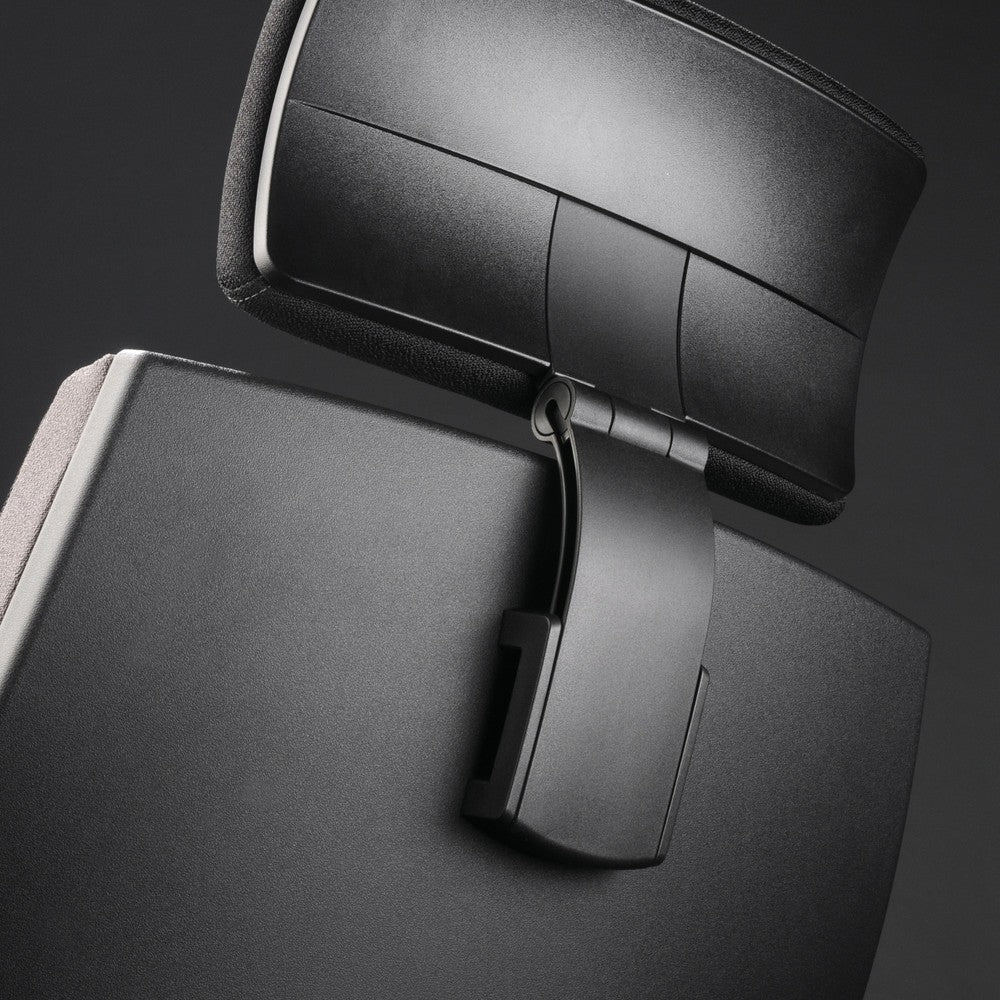 Bürodrehstuhl Premium 1 mit Polsterrücken, Kopfstütze Dynamisches Sitzen auf hohem Niveau Prime Möbel