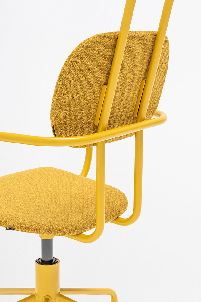New Balance KMU Bürostuhl gelb Grain Stoff - Prime Möbel