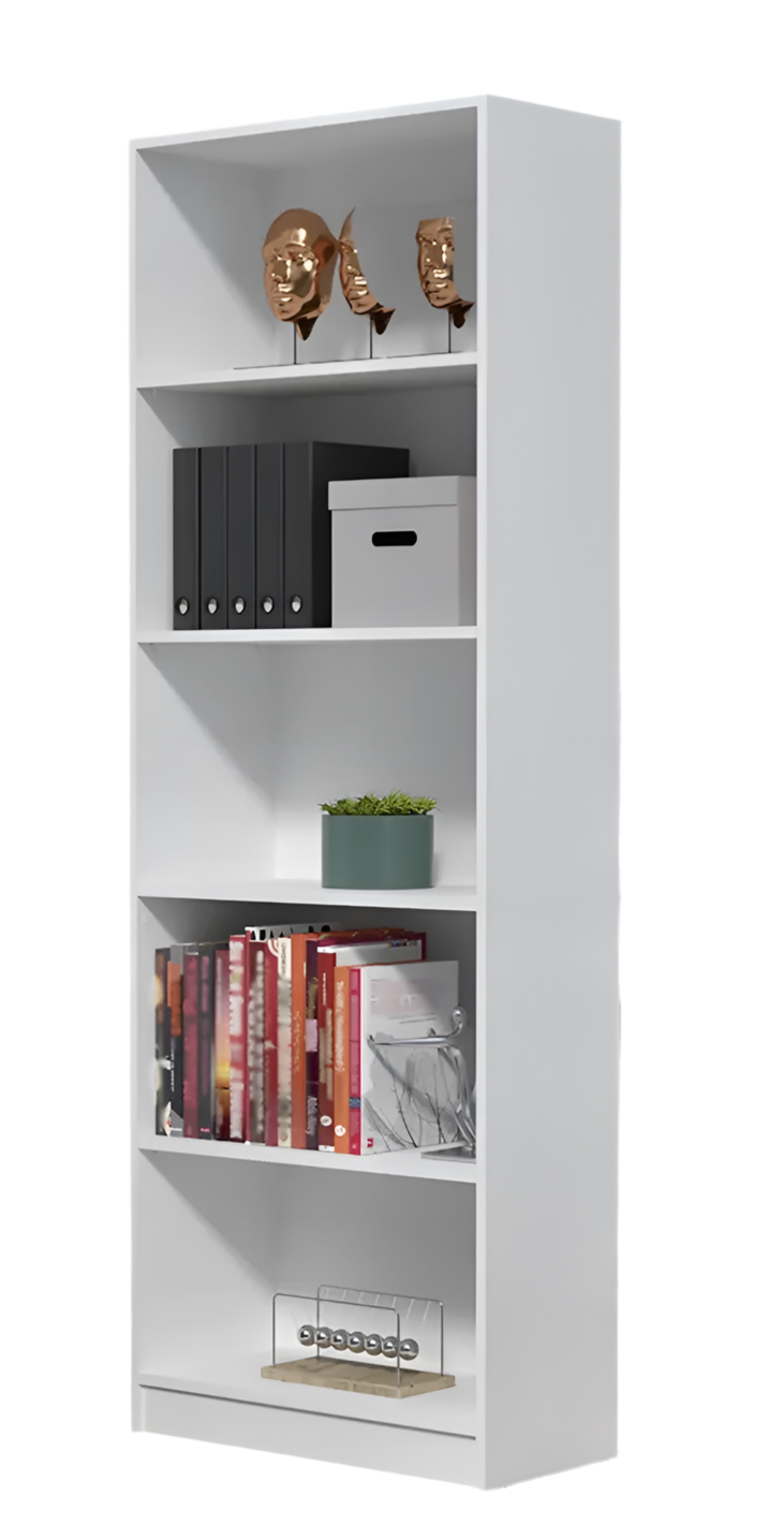 4R Home Regal aus Melamin, 5-fach weiss - Prime Möbel