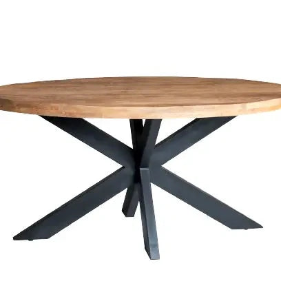 Baraccone Esstisch Mangoholz Braun 80x160x76cm - Prime Möbel