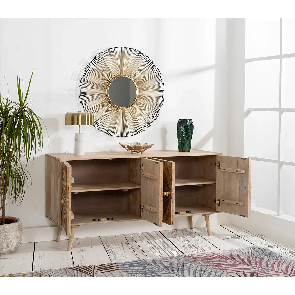 CARL Sideboard Mangoholz 150cm - Prime Möbel