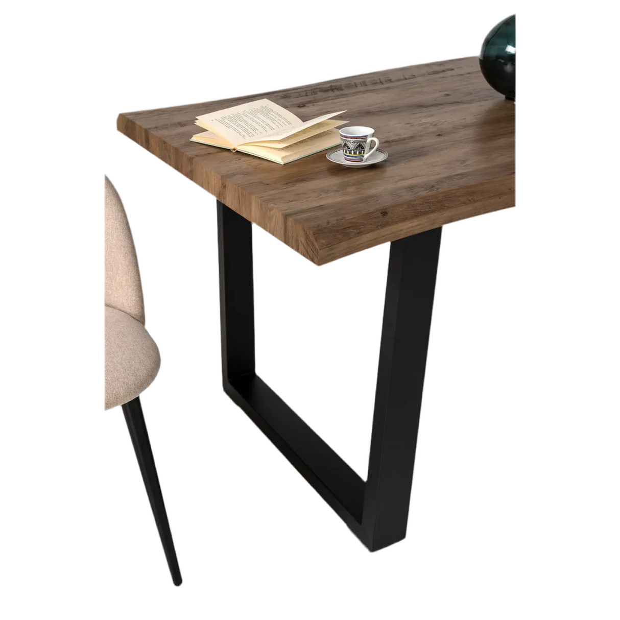 Esstisch Nussbaum 77x160x90cm - Prime Möbel