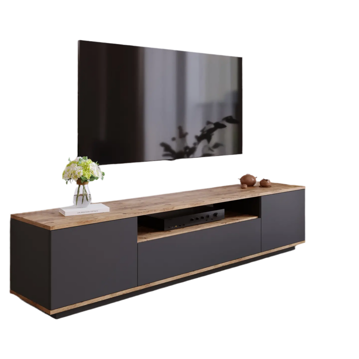 Future Pine-Grey Wohnzimmer Set - Prime Möbel