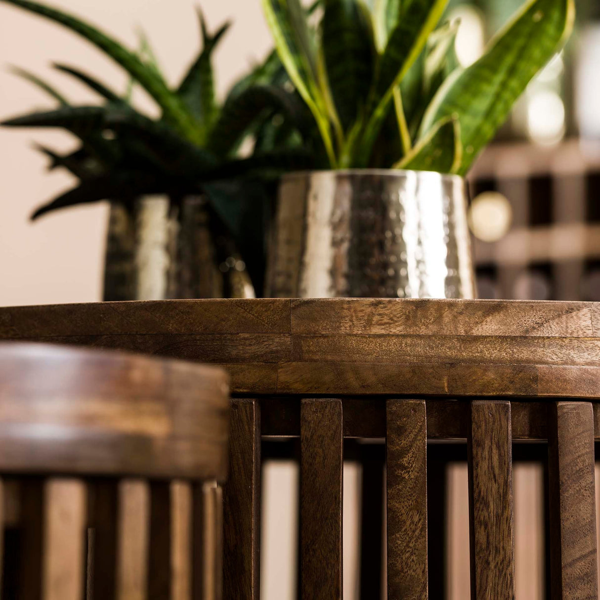 Hermo Couchtischset Stilvolles Design Mangoholz - Prime Möbel