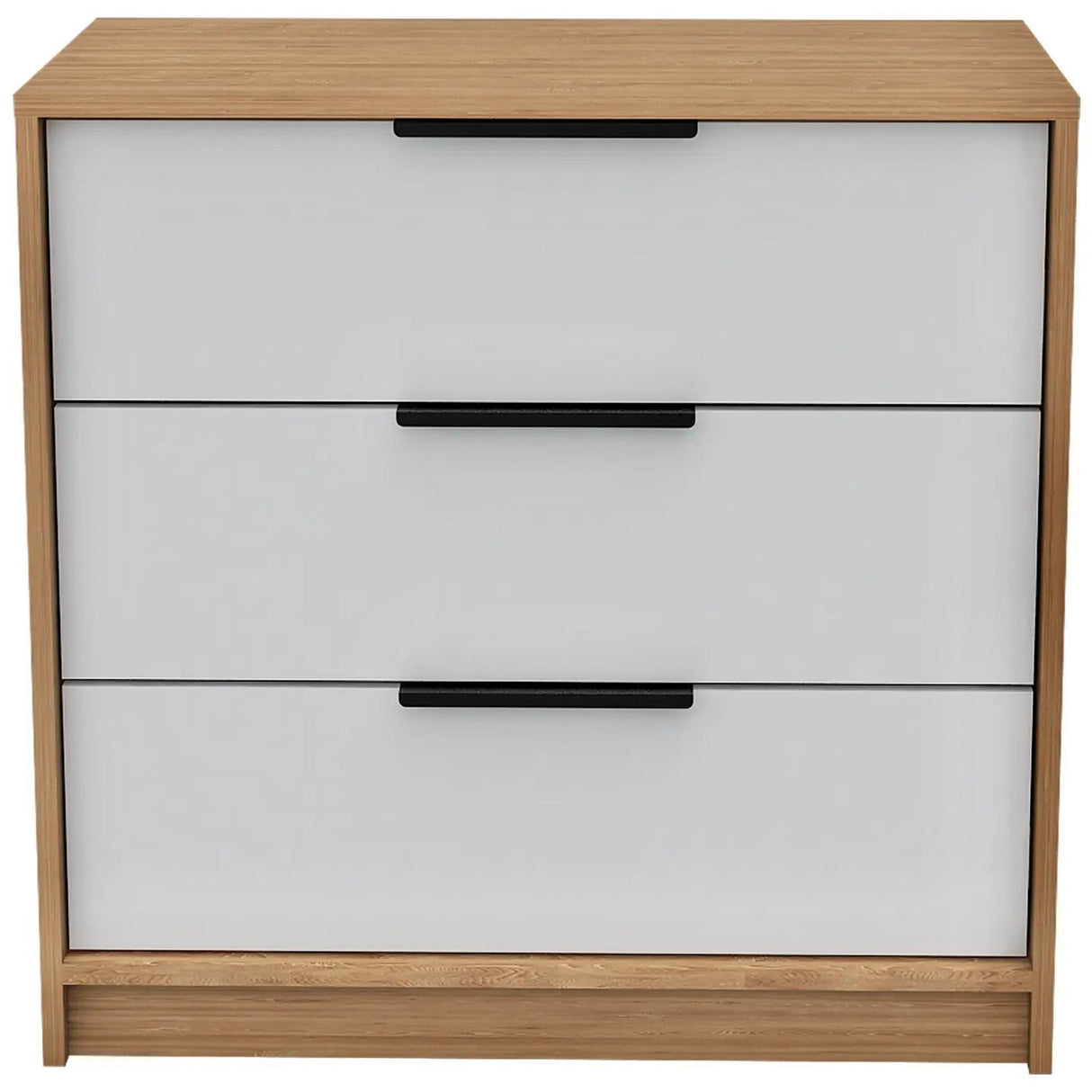 Kommode Kaia mit 3 Schubladen, mit Metallgriffen - Prime Möbel