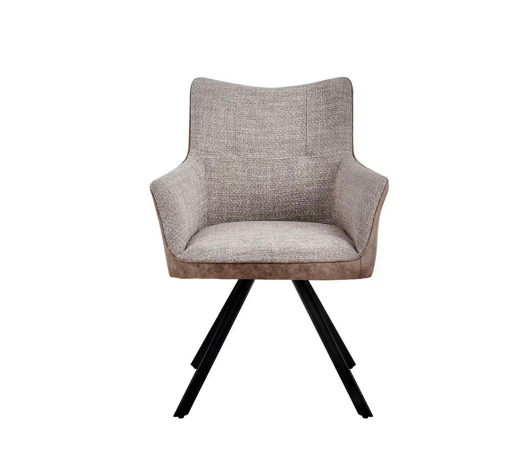 Leia Stuhl 360°-Drehsitz Rückenlehne,fleckenabw. - Prime Möbel