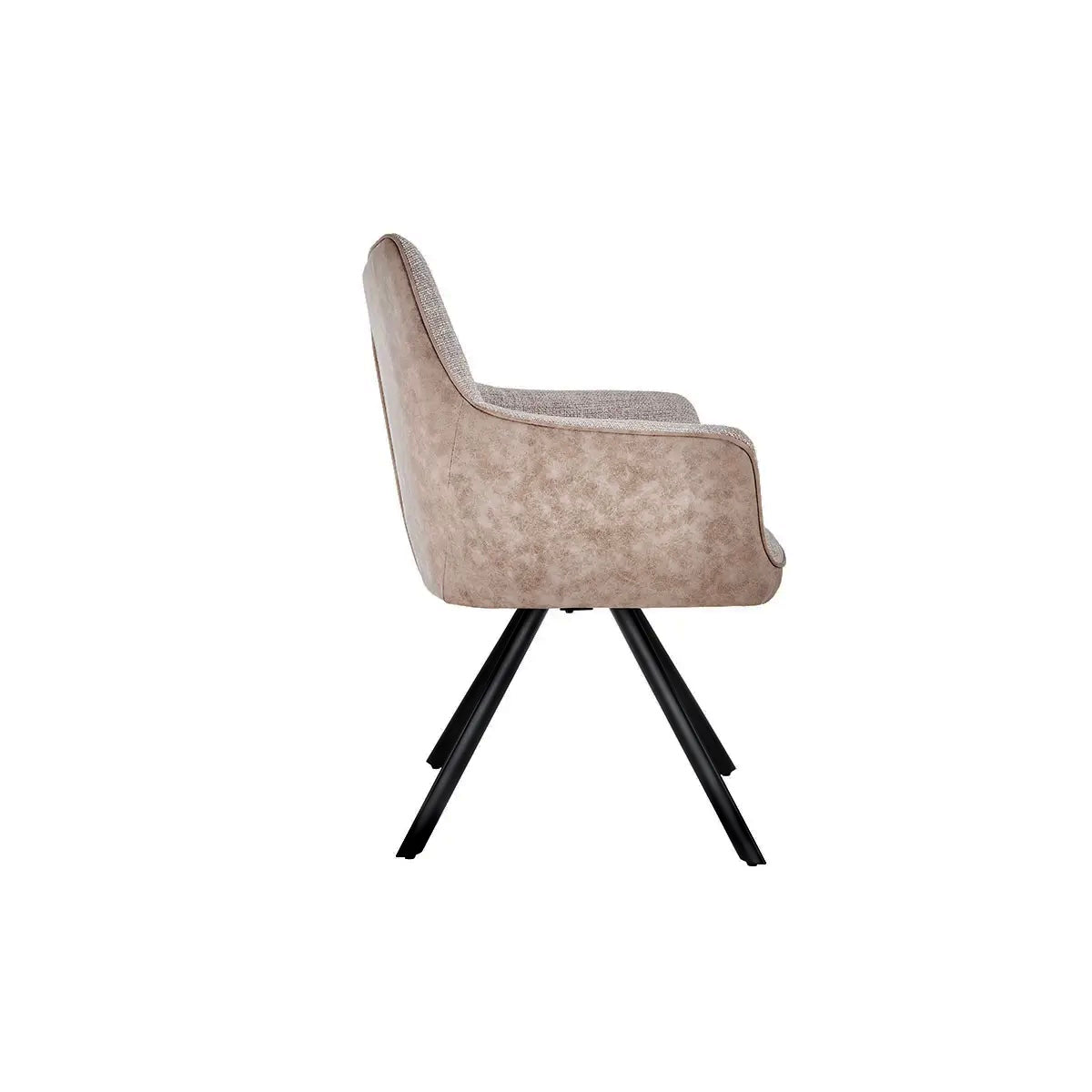 Leia Stuhl 360°-Drehsitz Rückenlehne,fleckenabw. - Prime Möbel