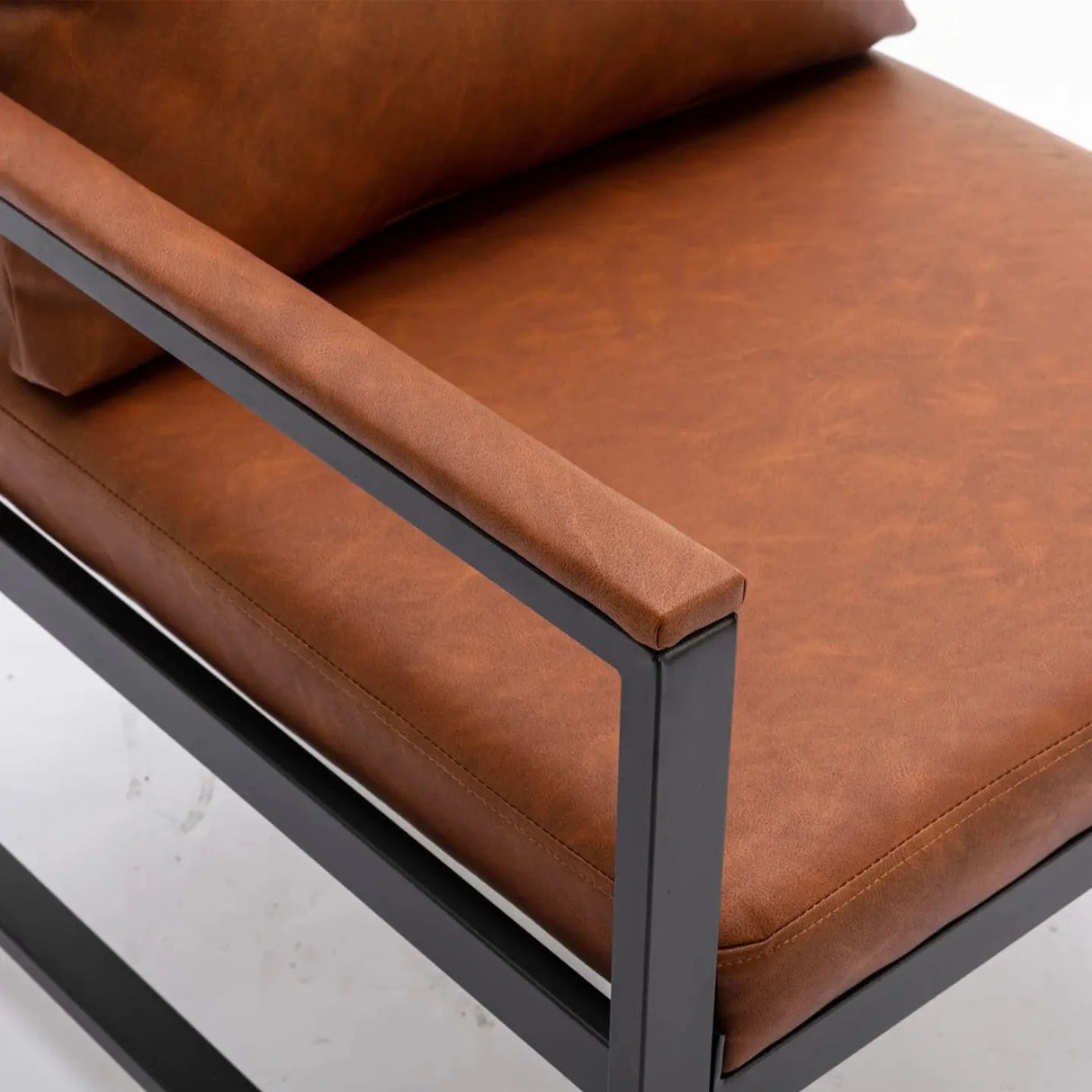 Moderner Kunstleder-Akzentstuhl - Prime Möbel