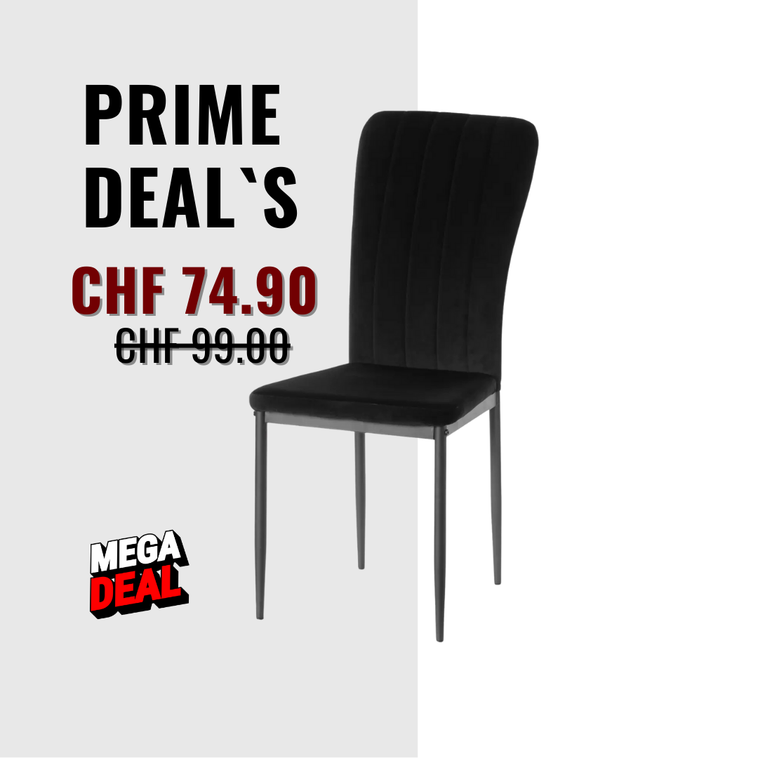 Moderner Samt gepolsterter Akzent-Stuhl Deal - Prime Möbel