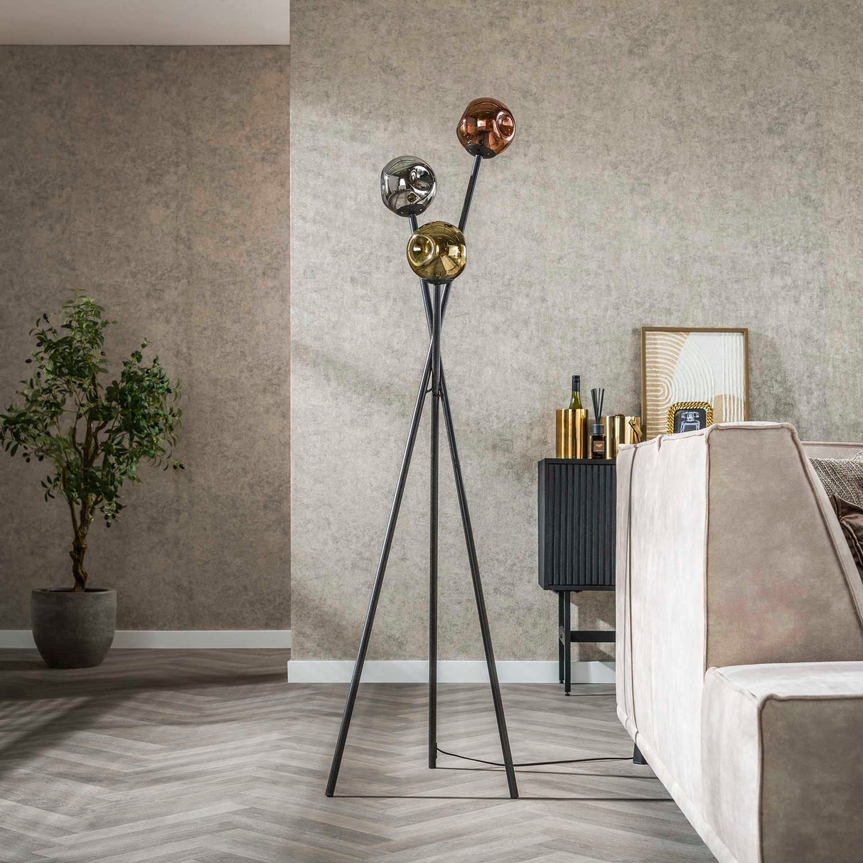 Stehleuchte Molecule Mix Glass - Prime Möbel