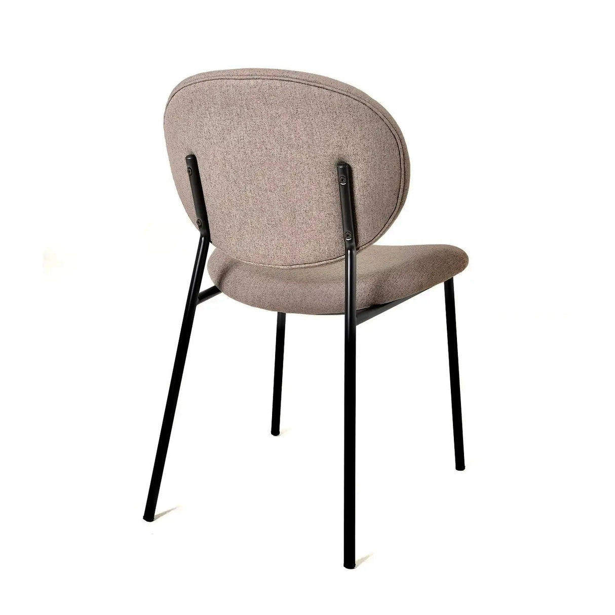 Stuhl AMAR Choco gepolsterter Canvas 49X55X81 - Prime Möbel