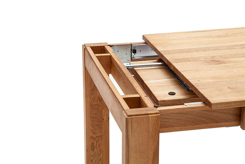 ANTADO Ausziehesstisch Wildeiche massiv in 140,160,180cm Prime Möbel