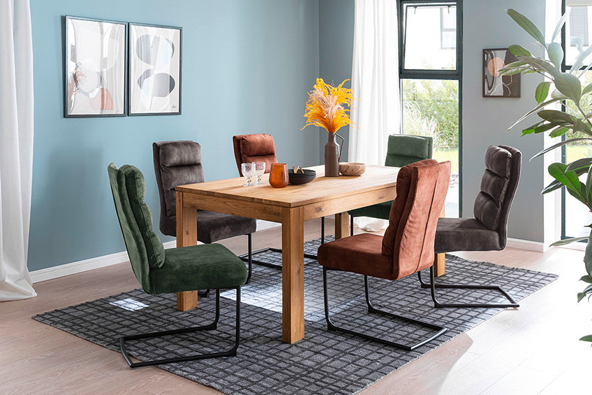 ANTADO Ausziehesstisch Wildeiche massiv in 140,160,180cm Prime Möbel