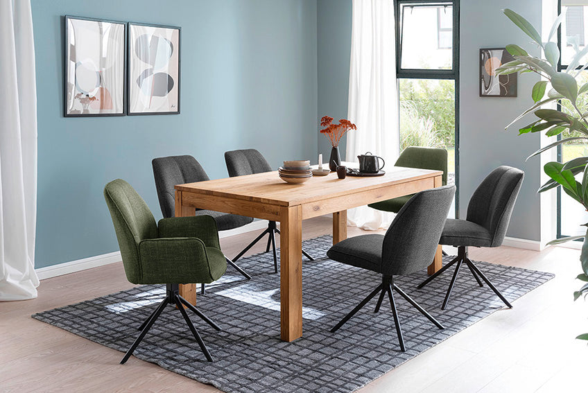 ANTADO Ausziehesstisch Wildeiche massiv in 140,160,180cm Prime Möbel