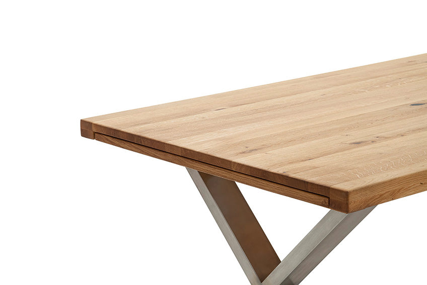 Brooklyn Ausziehesstisch Wildeiche/Eiche 180cm-280x77x100cm Prime Möbel