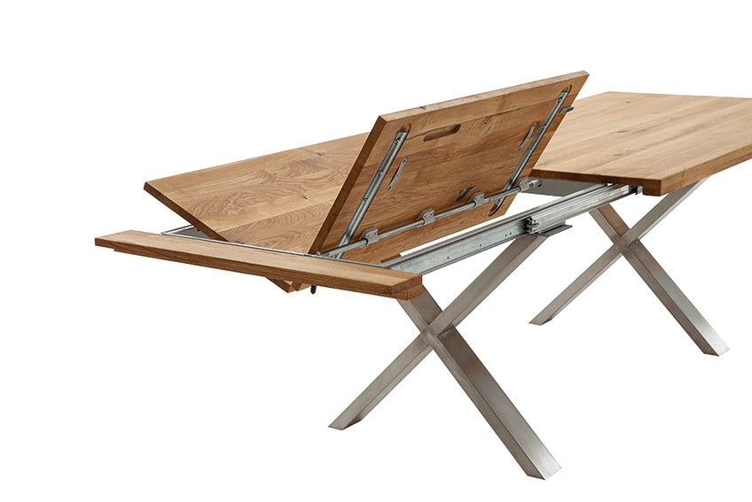 Brooklyn Ausziehesstisch Wildeiche/Eiche 180cm-280x77x100cm Prime Möbel