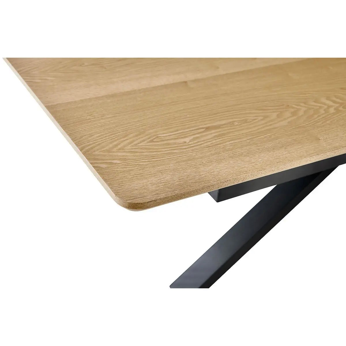 Ausziehbarer Tisch 160-200. x90x75 cm, Tischplatte Eiche - Prime Möbel