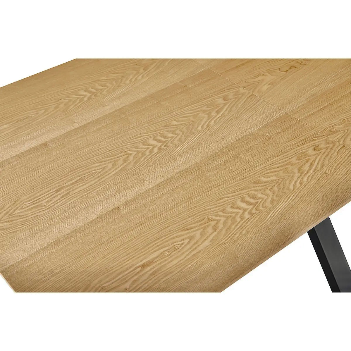 Ausziehbarer Tisch 160-200. x90x75 cm, Tischplatte Eiche - Prime Möbel