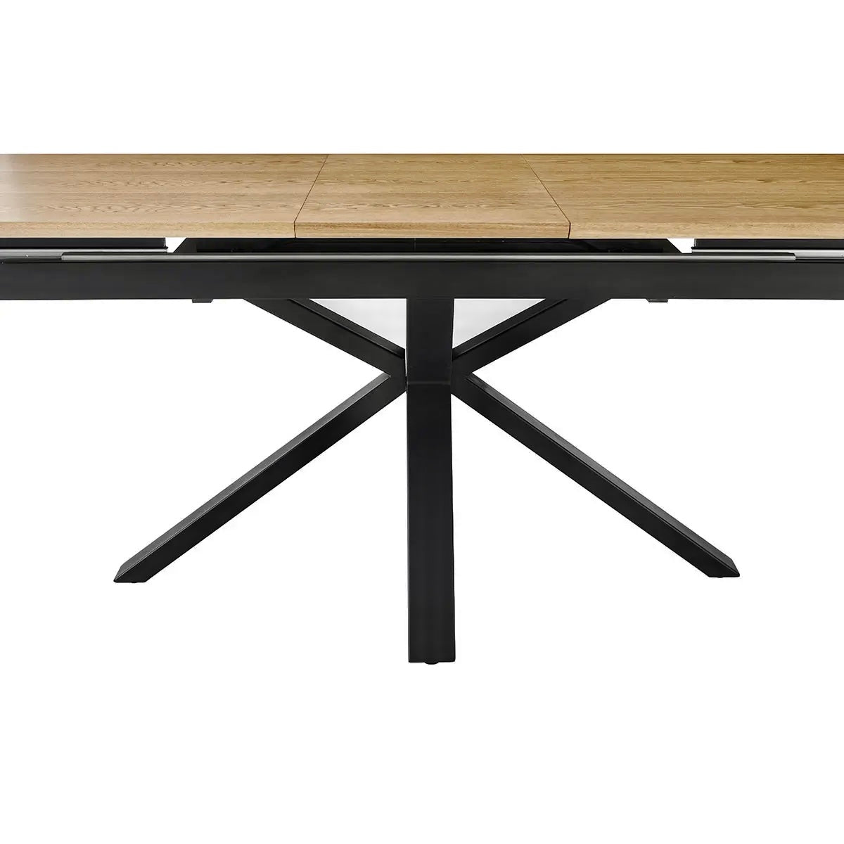 Ausziehbarer Tisch 160-200. x90x75 cm, Tischplatte Eiche - Prime Möbel