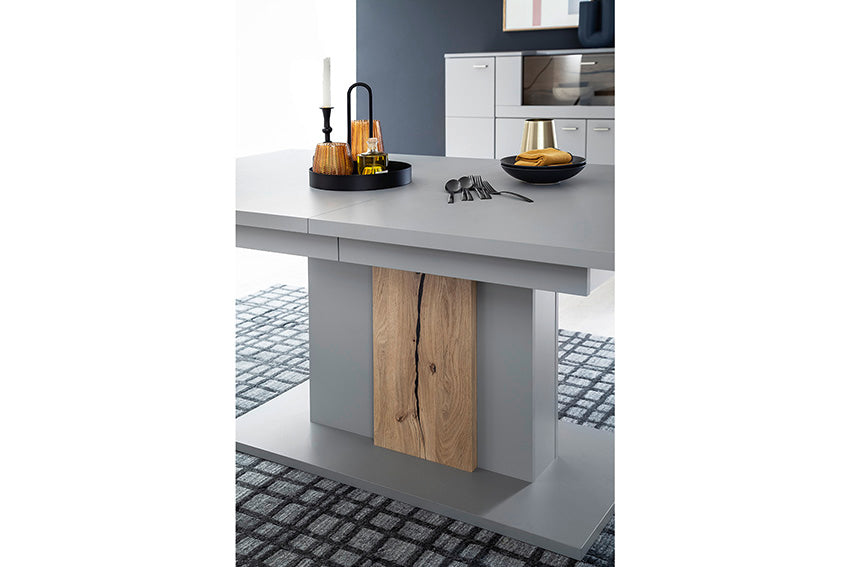 Sevilla Auszieh-Esstisch 180 -280 cm arktisgrau Prime Möbel