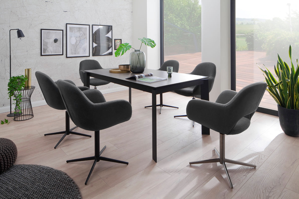 ALMIRA Auszugtisch 180-(260)cm Keramik,Sicherheitsglas Prime Möbel