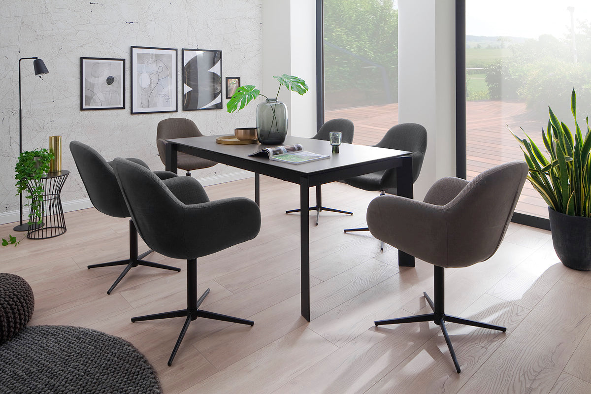 ALMIRA Auszugtisch 180-(260)cm Keramik,Sicherheitsglas Prime Möbel