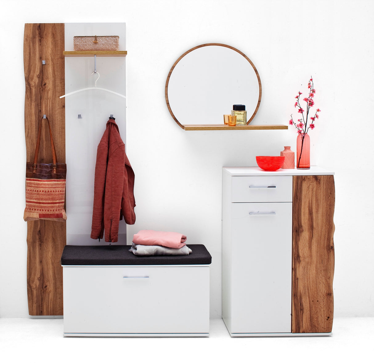 GRANADA Garderobenspiegel Wotan Eiche 80 x 60 x 8 cm Prime Möbel