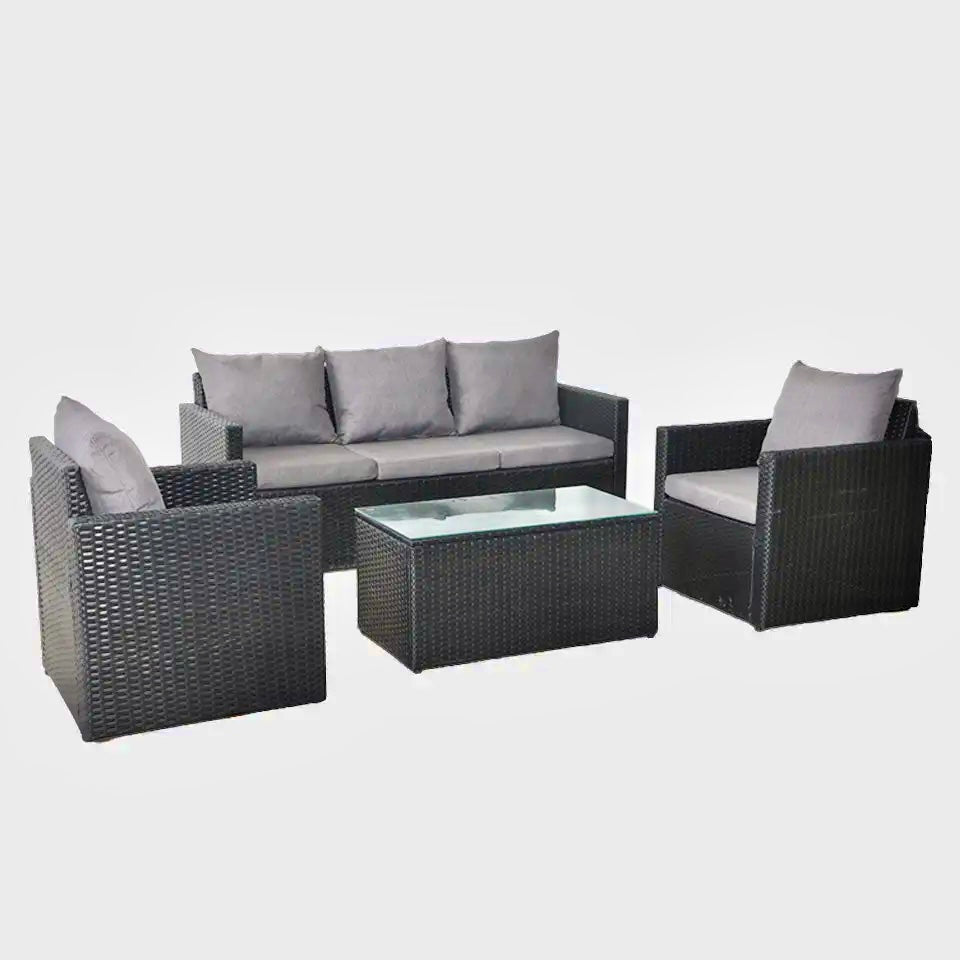 Gartengarnitur SOFI 3-Sofa,2 Sesseln und 1xCouchtisch. - Prime Möbel