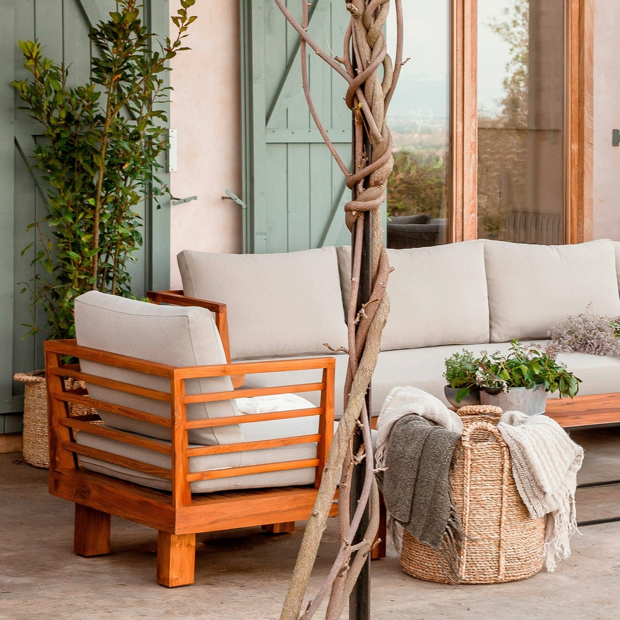 STRAUSS Gartensessel beige Prime Möbel