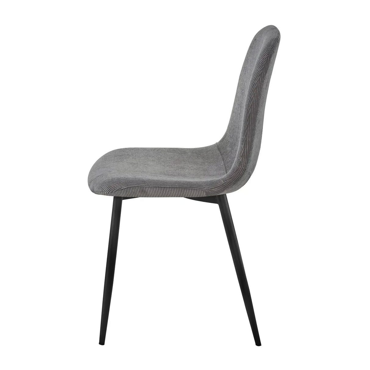 Camden Esszimmerstuhl mit Cordbezug grau/beige/olive - Prime Möbel