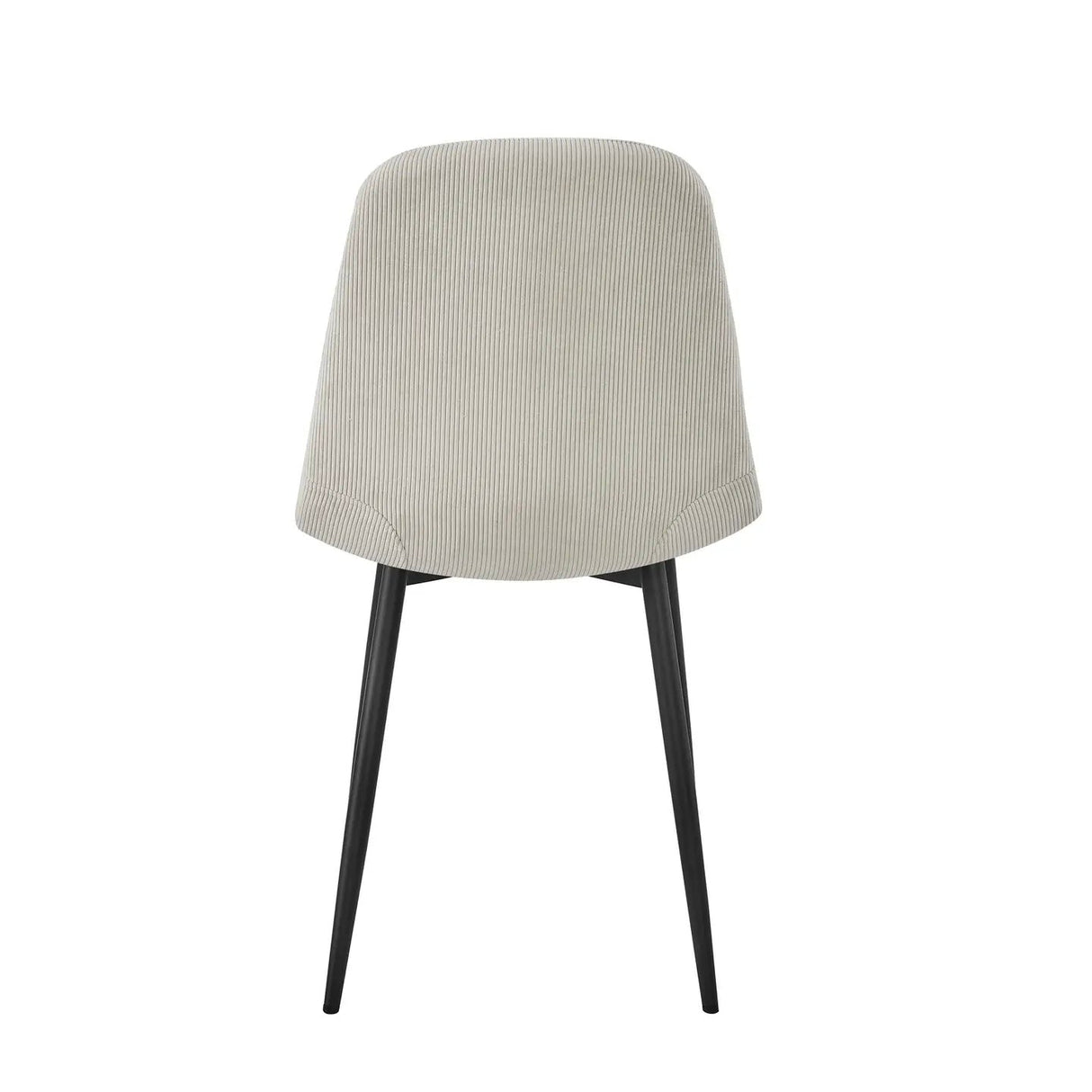 Camden Esszimmerstuhl mit Cordbezug grau/beige/olive - Prime Möbel