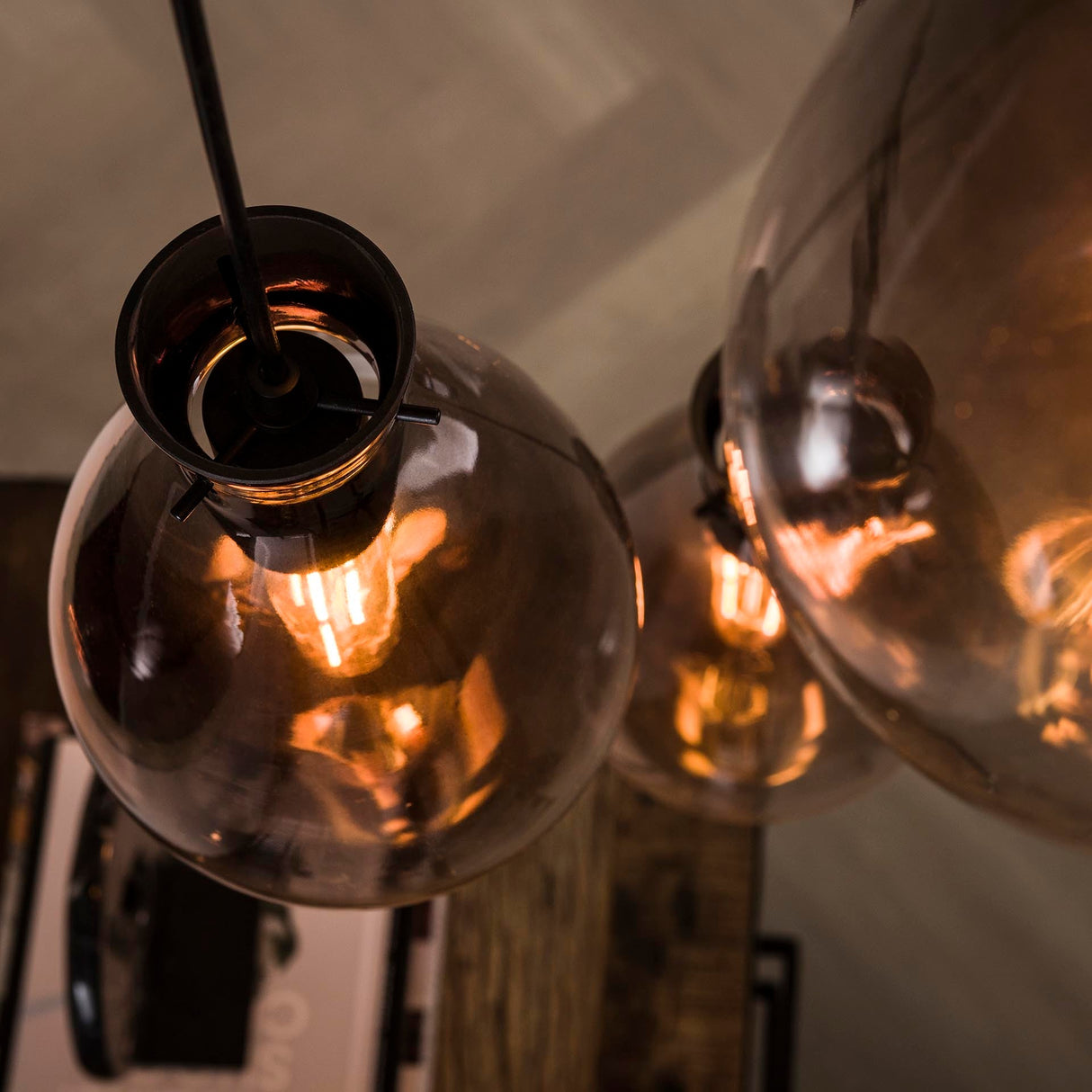 Hängelampe Nugget Shaded Elegantes Design mit Farbverlauf - Prime Möbel