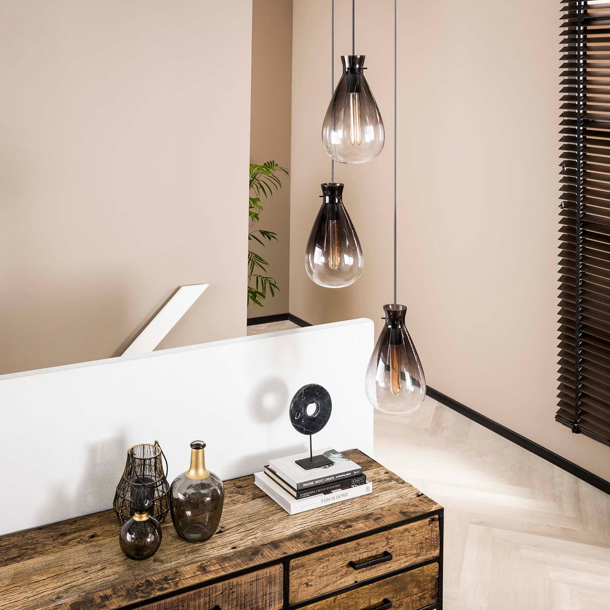 Hängelampe Nugget Shaded Elegantes Design mit Farbverlauf - Prime Möbel