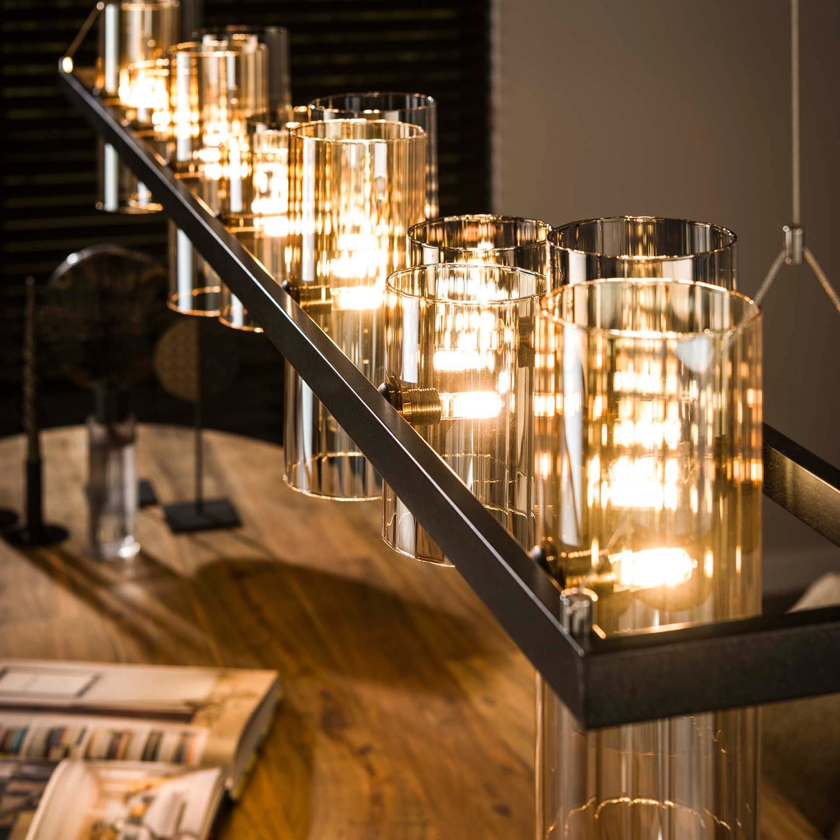 Hängelampe Zylinder-Mischglas - Prime Möbel