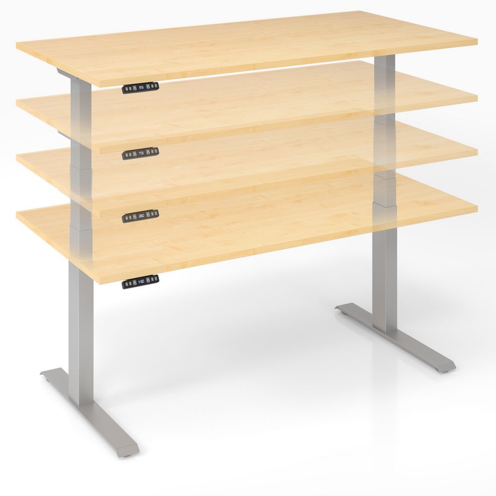 Höhenverstellbarer Schreibtisch XDKB 12W Perfektion für Ihren Arbeitsplatz - Prime Möbel