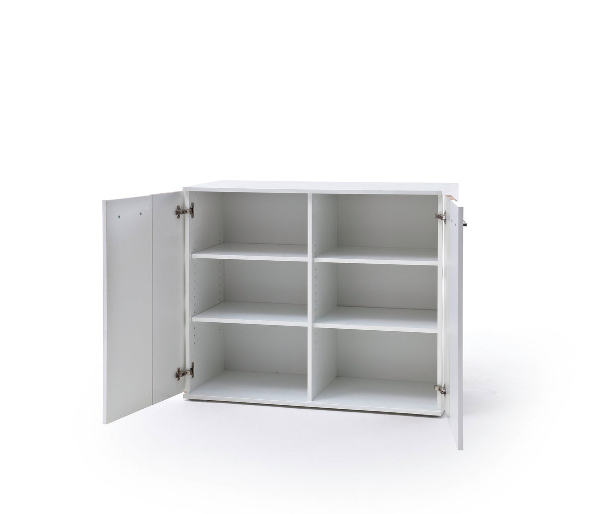 GRANADA Kommode Weiss/Wotan Eiche 122 x 94cm Prime Möbel