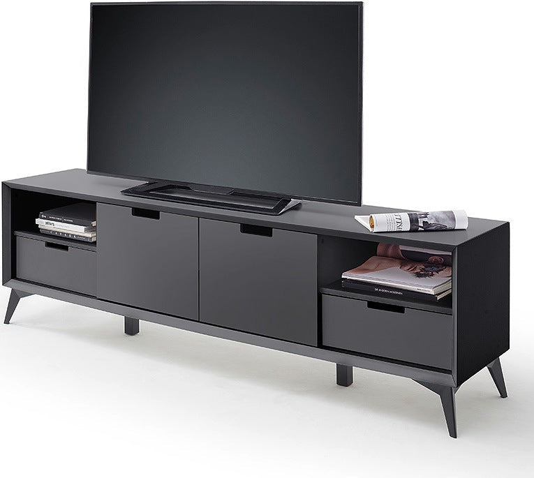 Nemanja Lowboard grau matt 180x55x40cm Prime Möbel