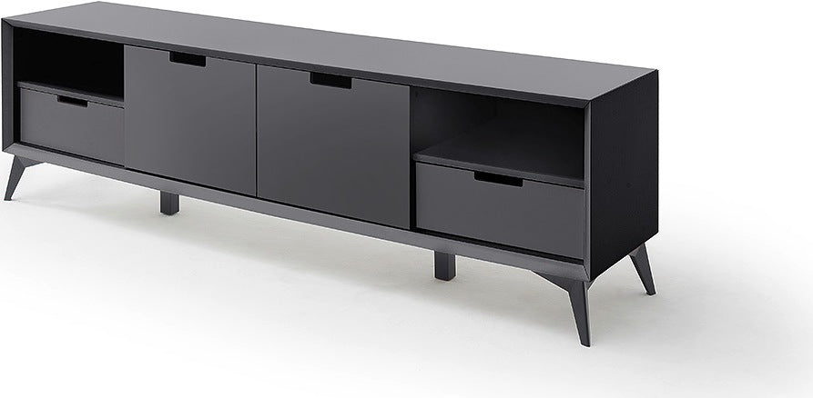 Nemanja Lowboard grau matt 180x55x40cm Prime Möbel