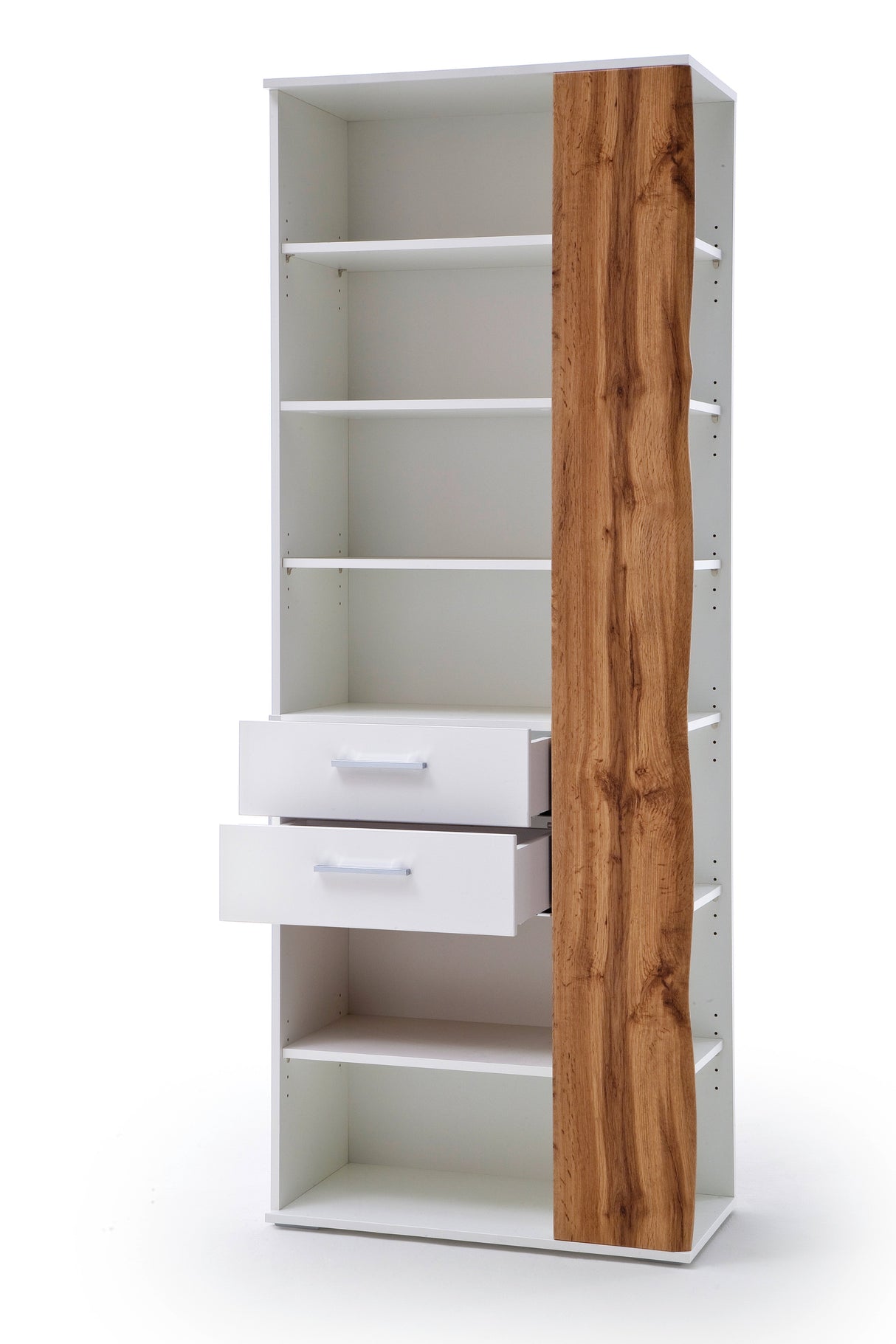 GRANADA Regal Weiss/Wotan Eiche 205x97cm Prime Möbel