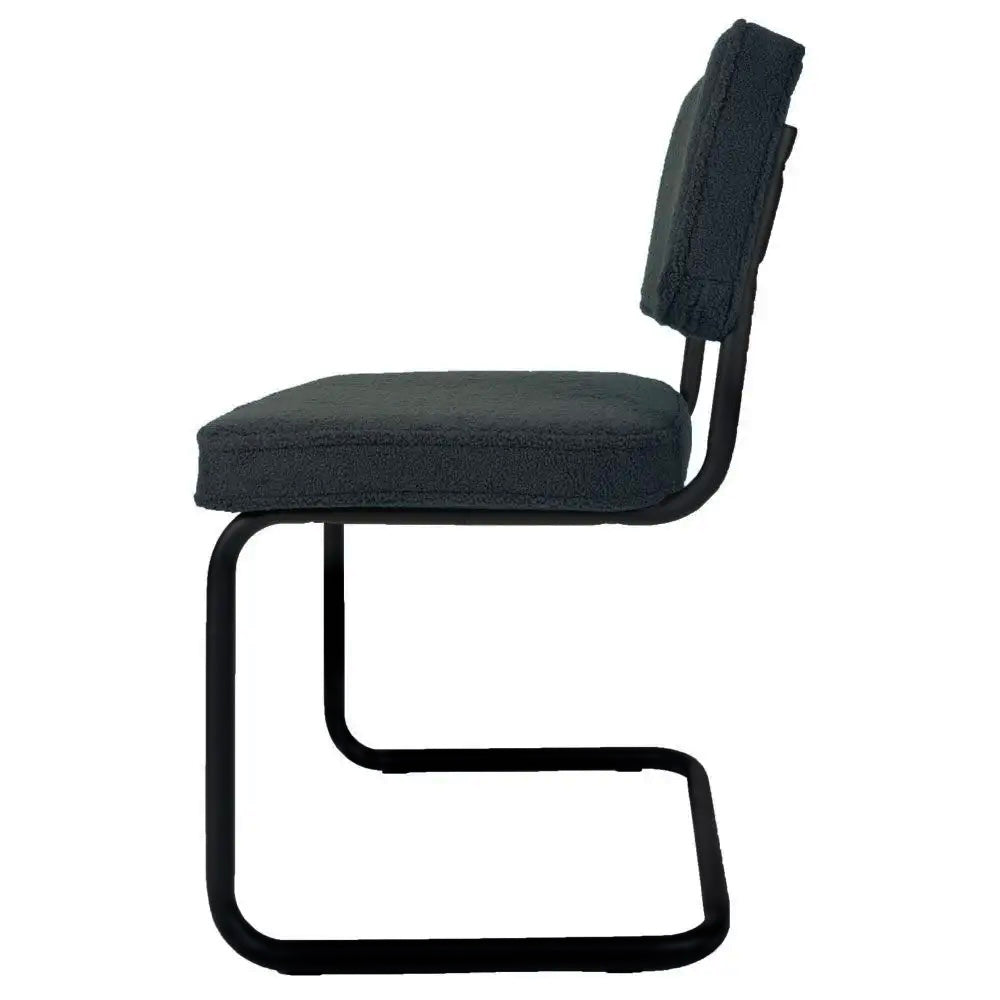 Brooks Esszimmerstuhl, Anthrazit, Teddy - Prime Möbel