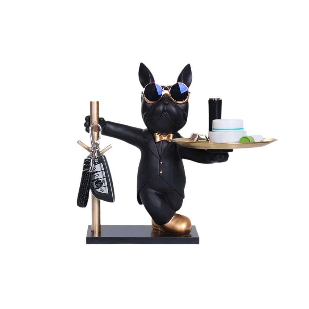 Bulldog Sculpture Butler - Prime Möbel