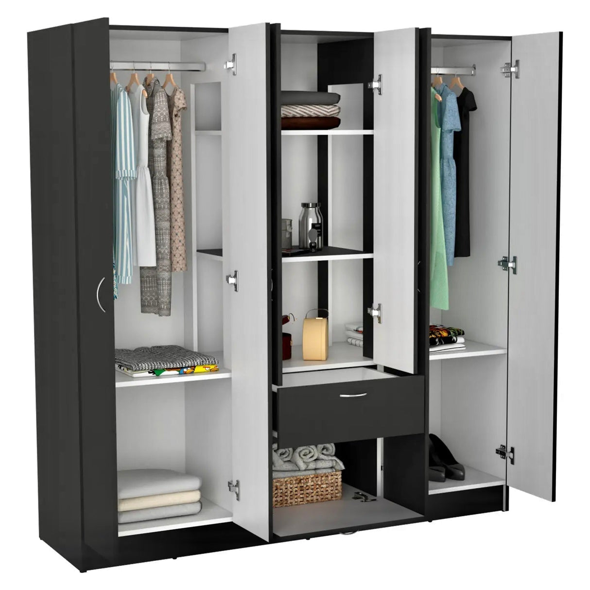 PRIME CLAUS 6-türiger Kleiderschrank - Prime Möbel