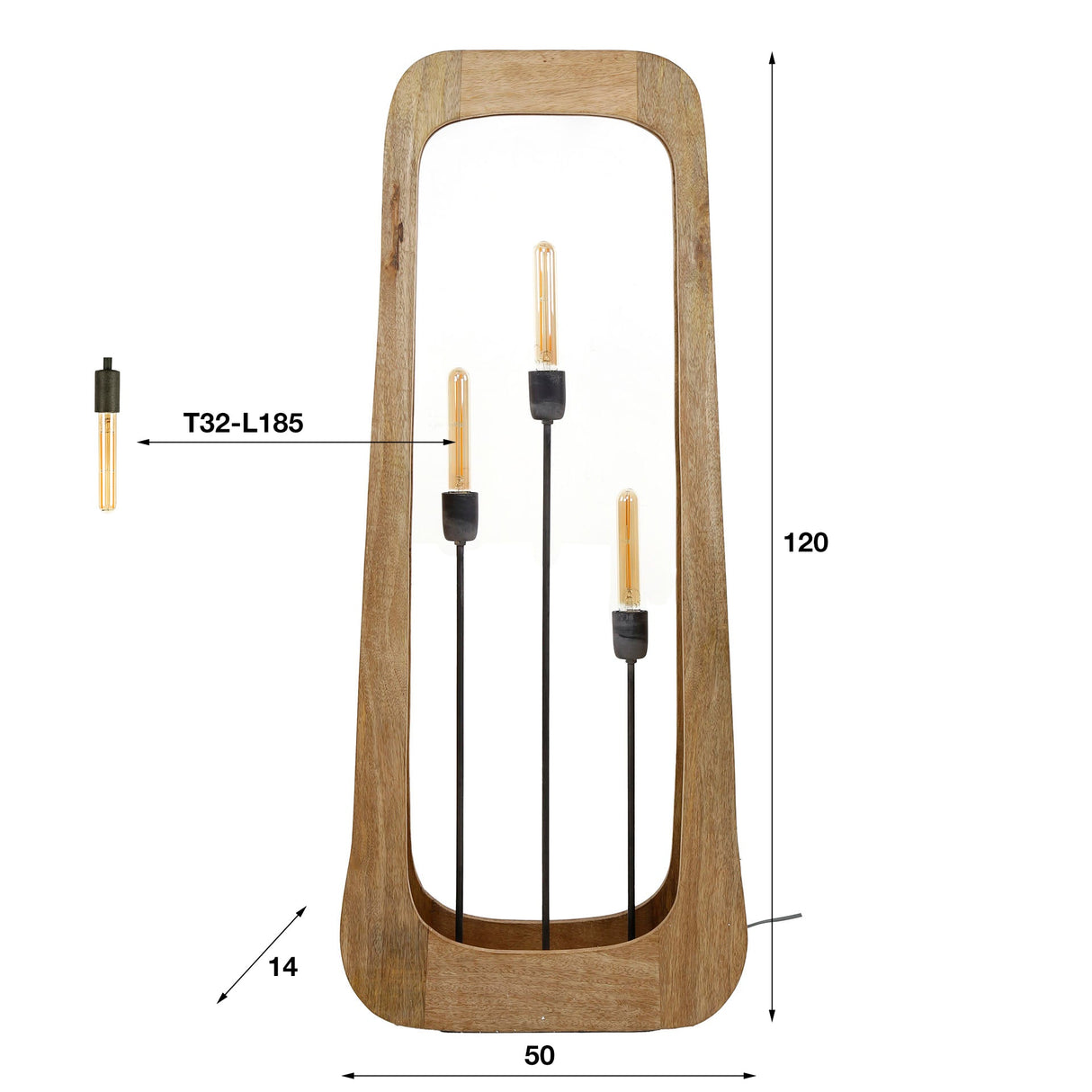 Stehlampe Bray Natürliche Eleganz in Ihrem Zuhause - Prime Möbel