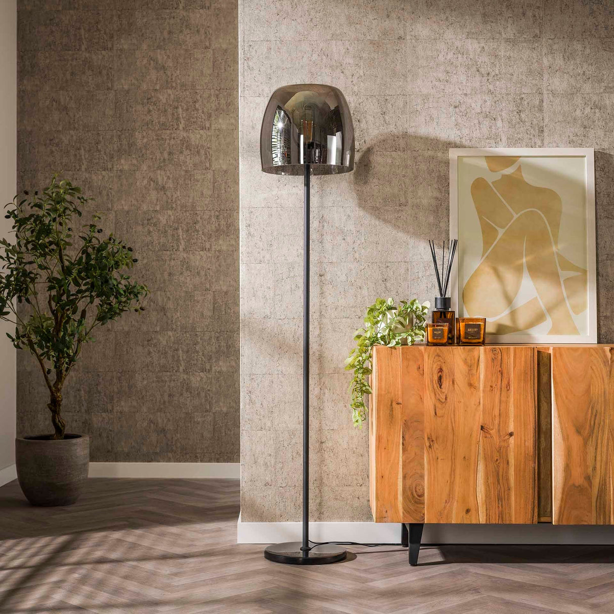 Stehlampe Drift Glass Eleganz und Stil in einem Design - Prime Möbel