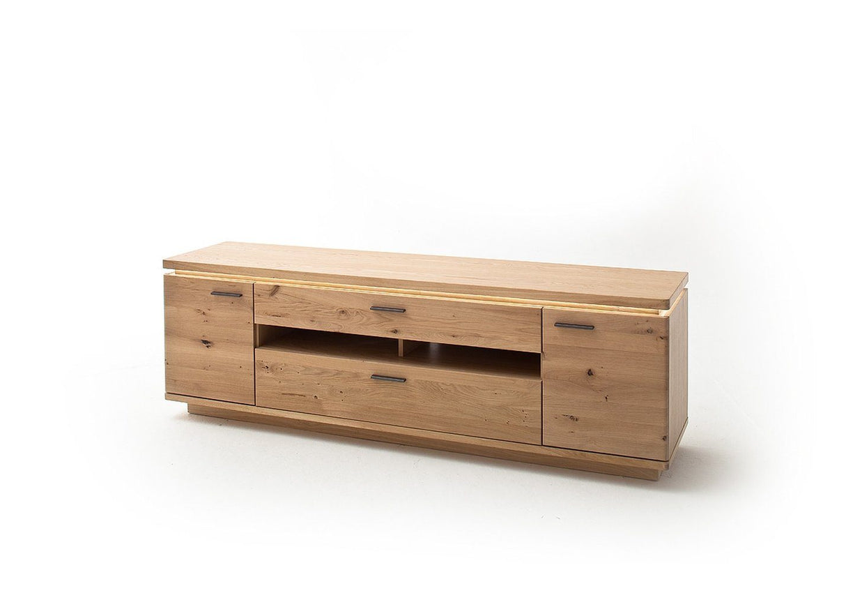 BARCELONA TV-Element Eiche Massiv 210 x 68 x 50 cm Prime Möbel
